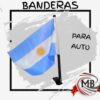 Bandera de Argentina para auto por mayor, bandera argentina pequeña con soporte plastico para ventana de vehiculos, ideal para cotillon y caravanas festivas con despacho rapido en 24 horas por Correo Argentino mediante mbcomercializa.com.ar.