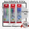 Combo por 3 bolígrafos roller infantiles con diseños de ositos y dijes colgantes con precios directos mayoristas y despacho en 24 horas por Correo Argentino mediante mbcomercializa.com.ar