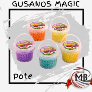 GUSANOS SENSORIALES MAGIC WORM POTE