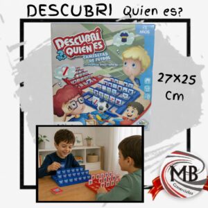 JUEGOS DESCUBRÍ QUIEN ES ? CAMISETAS 27X25CM