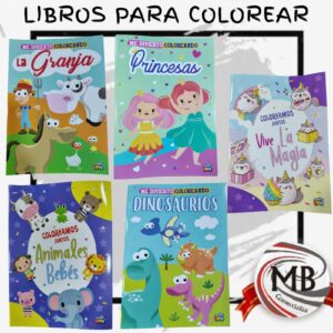LIBROS PARA COLOREAR SCHOOL FUN
