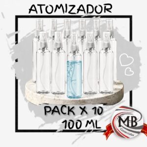 Pack por 10 atomizadores rociadores de 100 ml con precios directos mayoristas y despacho en 24 horas a toda la Argentina por Correo Argentino a través de mbcomercializa.com.ar