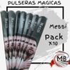 Pulsera de Argentina de silicona por mayor, brazalete elastico celeste y blanco con letras e identidad nacional para cotillon, hinchas y eventos deportivos, con despacho rapido en 24 horas por Correo Argentino mediante mbcomercializa.com.ar.