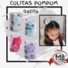 Colitas de pelo de pompón gatito con orejitas por mayor en Argentina. Envío en 24 horas por Correo Argentino desde mbcomercializa.com.ar.