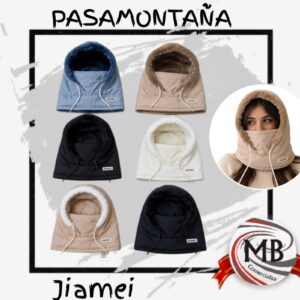 PASAMONTAÑAS TERMICOS-CUELLO CON CAPUCHA JIAMEI