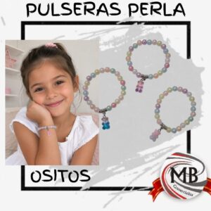 PULSERAS PERLAS OSITO