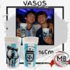 Vasos de Argentina de 16 cm por mayor, vasos plasticos térmicos con diseño de Messi, la bandera celeste y blanca y el escudo de la AFA para fiestas y cotillon con despacho rapido en 24 horas por Correo Argentino mediante mbcomercializa.com.ar.