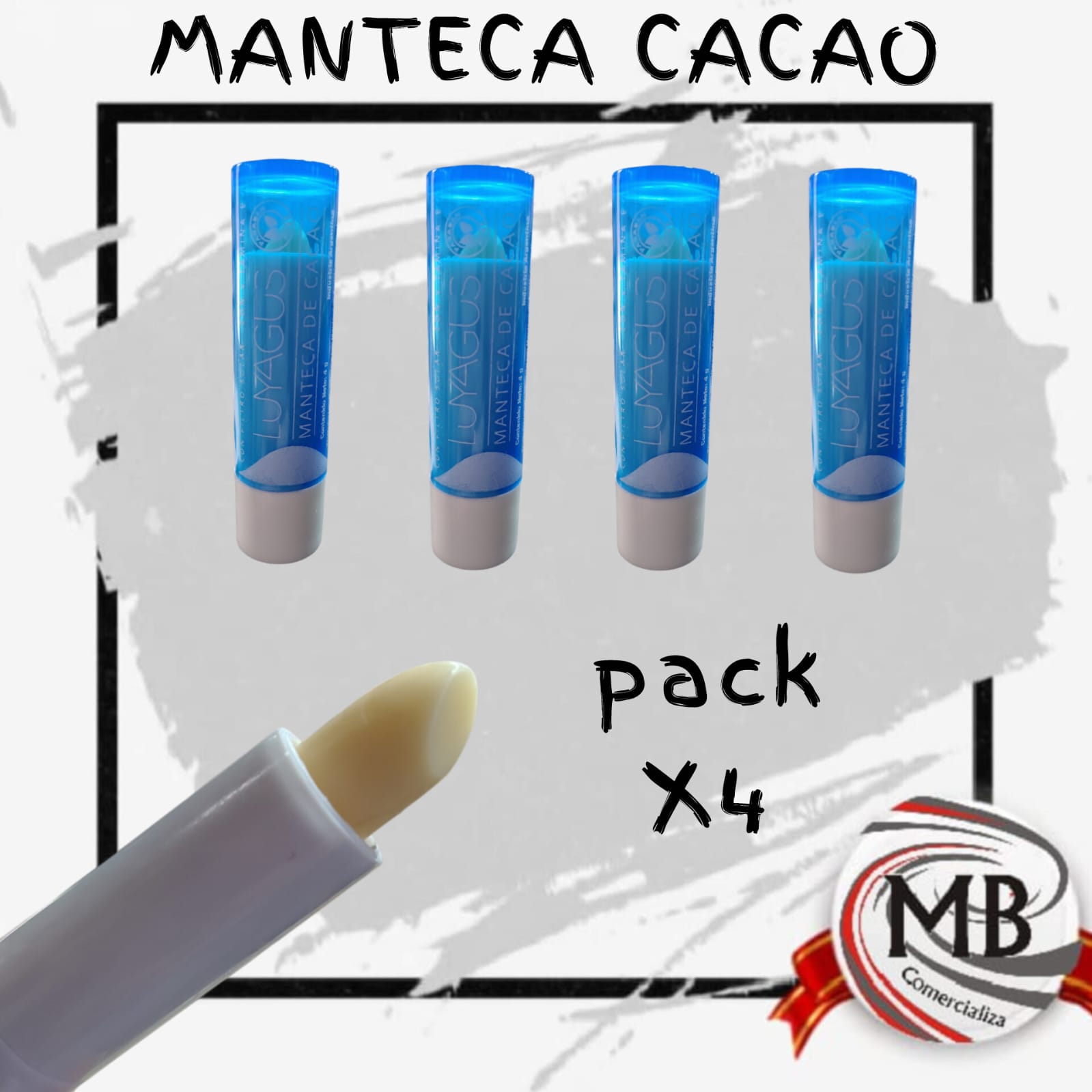 PACK X4 MANTECA CACAO