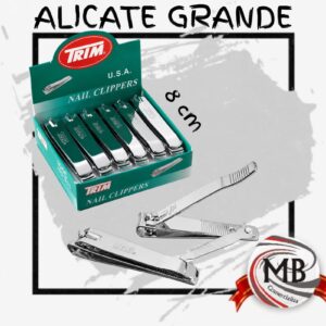 Alicate cortauñas grande Trim de 8 cm por mayor en MB Comercializa. Distribuidor mayorista de herramientas de manicuria, cortauñas de acero y belleza de manos con despacho rapido en 24 horas y precios directos mayoristas a toda Argentina via Correo Argentino.