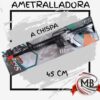 Ametralladora a chispa de juguete 45cm por mayor en MB Comercializa. Distribuidor mayorista de armas de juguete shoot gun y rifles infantiles con despacho 24/7 full a toda Argentina via Correo Argentino.