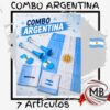 Combo Argentina cotillón y banderas por mayor en MB Comercializas. Precios directos mayoristas con despacho rápido en 24 horas a toda Argentina por Correo Argentino.