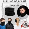 Cuellos de polar negros lisos por mayor en MB Comercializa. Distribuidor directo de accesorios de invierno y abrigo térmico con despacho rápido en 24 horas y precios directos mayoristas a toda Argentina vía Correo Argentino.