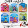 Masa para modelar infantil Diver Masas en caja por mayor en MB Comercializa. Distribuidor directo de juguetes didácticos y artículos escolares con despacho rápido en 24 horas y precios directos mayoristas a toda Argentina vía Correo Argentino.