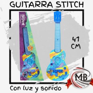 Guitarra de juguete musical con luz y sonido 41cm por mayor en MB Comercializa. Distribuidor mayorista de instrumentos musicales infantiles y guitarras con personaje con despacho 24/7 full a toda Argentina via Correo Argentino.