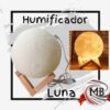 Humificador velador LED con forma de luna por mayor en MB Comercializa. Distribuidor directo de lámparas decorativas, difusores de aroma y artículos de bazar con despacho rápido en 24 horas y precios directos mayoristas a toda Argentina vía Correo Argentino.