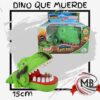 Juego de mesa Dino que Muerde de 15 cm por mayor, juguete mecanico de dinosaurio saca muelas con dentadura azarosa y suspenso para niños en jugueterias y cotillones con despacho en 24 horas por Correo Argentino mediante mbcomercializa.com.ar.
