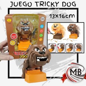 Juego de mesa interactivo Tricky Dog por mayor en MB Comercializa. Distribuidor directo de juguetes de destreza y juegos familiares con despacho rápido en 24 horas y precios directos mayoristas a toda Argentina vía Correo Argentino.