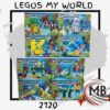 Juego de bloques para armar tipo minecraft my world modelo 2120 por mayor para jugueterias MB Comercializa.