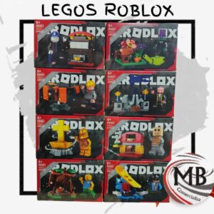 Juego de bloques para armar tipo roblox modelo 8001 por mayor para jugueterias MB Comercializa.