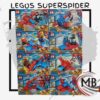 Juego de bloques para armar tipo spiderman superspider modelo 1388 por mayor para jugueterias MB Comercializa.