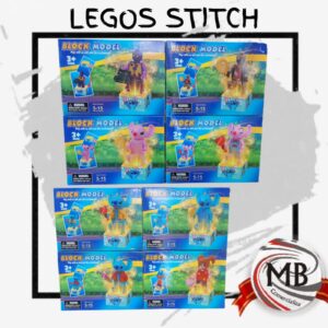 Bloques de construccion Stitch Block Model por mayor, juguetes de ladrillos para armar mini figuras coleccionables de personajes en jugueterias y regalerias con despacho en 24 horas por Correo Argentino mediante mbcomercializa.com.ar.