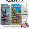 Blister Magnet World con accesorios por mayor, figuras magneticas cubicas coleccionables con herramientas y armas plasticas de encastre para niños en jugueterias con despacho en 24 horas por Correo Argentino mediante mbcomercializa.com.ar.