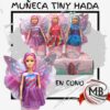 Muneca tiny hada en cono por mayor en MB Comercializa. Distribuidor mayorista de munecas articuladas con alas de fantasía para jugueteria y regaleria con despacho 24hs full a toda Argentina via Correo Argentino.