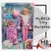 Muneca de moda estilo esqui e invierno con accesorios por mayor en MB Comercializa. Distribuidora mayorista de juegos y juguetes para revendedores con despacho 24/7 full a toda Argentina via Correo Argentino.