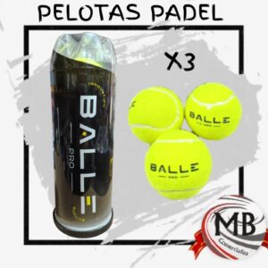 Tubo de pelotas de padel x3 unidades de entrenamiento por mayor en deportes y juegos por mayor MB Comercializa. Proveedor mayorista para revendedores y comercios con despacho 24/7 full a toda Argentina via Correo Argentino.