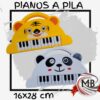 Pianos musicales a pila para bebés y niños por mayor en MB Comercializa. Distribuidor directo de juguetes didácticos e instrumentos infantiles con despacho rápido en 24 horas y precios directos mayoristas a toda Argentina vía Correo Argentino.