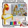 Proyector de dibujo infantil con forma de jirafa por mayor en MB Comercializa. Distribuidor directo de juguetes didácticos y mesas de arte con despacho rápido en 24 horas y precios directos mayoristas a toda Argentina vía Correo Argentino.