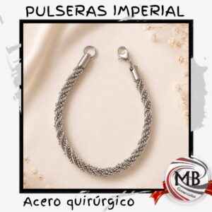 Pulsera estilo griego de acero quirurgico 316L venta mayorista MB Comercializa. Proveedor de joyas de acero inoxidable, pulseras de eslabones para hombre y mujer con envio express en 24hs a toda la Argentina por Correo Argentino.