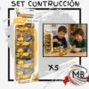 Set de construccion de juguetes camiones x5 por mayor, coleccion de camiones volcadores y mezcladores pull back para niños en jugueterias y regalerias con despacho en 24 horas por Correo Argentino mediante mbcomercializa.com.ar.
