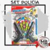 Set policia de juguete lanza dardos x7 piezas por mayor, kit de pistolas de juguete con esposas y blanco para niños en jugueterias y regalerias con despacho en 24 horas por Correo Argentino mediante mbcomercializa.com.ar.