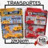 Set de vehículos de transporte y rescate por mayor en MB Comercializa. Distribuidor directo de juguetes y autos infantiles con despacho rápido en 24 horas y precios directos mayoristas a toda Argentina vía Correo Argentino.