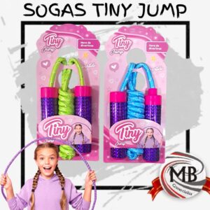 Soga de saltar tiny jump por mayor en MB Comercializa. Distribuidor mayorista de sogas para saltar infantiles, cuerdas de juego y deporte con despacho 24/7 full a toda Argentina via Correo Argentino.