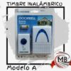 Timbre inalambrico digital Kamsang Modelo A por mayor, kit de timbre hogareño con boton de exterior azul y receptor de largo alcance para comercios y casas con despacho en 24 horas por Correo Argentino mediante mbcomercializa.com.ar.