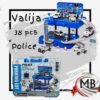 Valija estacionamiento pista de rescate policial 38 piezas con autos por mayor en jugueteria juegos por mayor MB Comercializa. Proveedor mayorista para revendedores y comercios con despacho 24/7 full a toda Argentina via Correo Argentino.