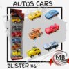 Set de autos de carrera plasticos en blister x6 por mayor en MB Comercializa. Distribuidor mayorista de autitos de coleccion y vehiculos de juguete con despacho 24/7 full a toda Argentina via Correo Argentino.
