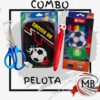 Combo escolar de fútbol con cartuchera y útiles por mayor en MB Comercializas. Distribuidor directo con despacho rápido en 24 horas a toda Argentina vía Correo Argentino.