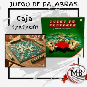 Juego de palabras cruzadas de mesa por mayor en MB Comercializa. Distribuidor directo de juegos didácticos y de ingenio con despacho rápido en 24 horas y precios directos mayoristas a toda Argentina vía Correo Argentino.