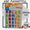 Abecedario abc magnetico letras con iman 39x26 cm juego didactico por mayor MB Comercializa.