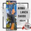 Arma rifle lanza dardo sopapa 48 cm juguete infantil por mayor MB Comercializa.