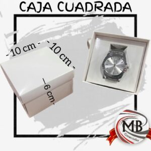 CAJAS ESTUCHES CUADRADAS BLANCAS 10 X 6 CM