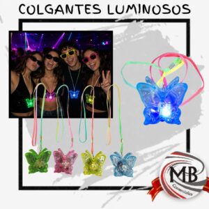 COLGANTES MARIPOSA LUMINOSO