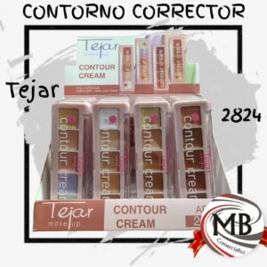 Paleta contorno corrector en crema tejar contour cream x 5 colores perfilador facial iluminador corrector imperfecciones cosmetica venta mayorista MB Comercializa.