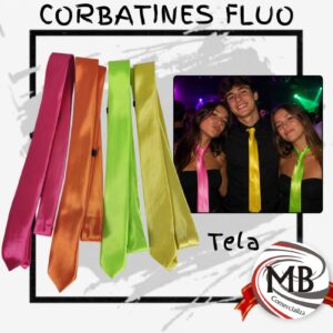 CORBATA-CORBATIN TELA FLUO