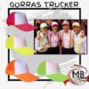 Gorras trucker fluo frente blanco para sublimar cotillon eventos moda primavera venta mayorista MB Comercializa.