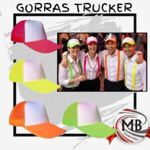 GORRAS TRUCKERS FLUO