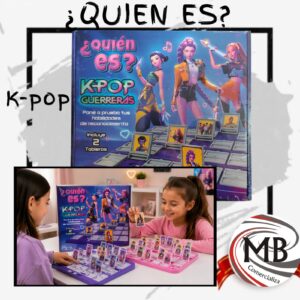 Juego de mesa quien es kpop guerreras juego de adivinanza 2 tableros venta mayorista MB Comercializa.